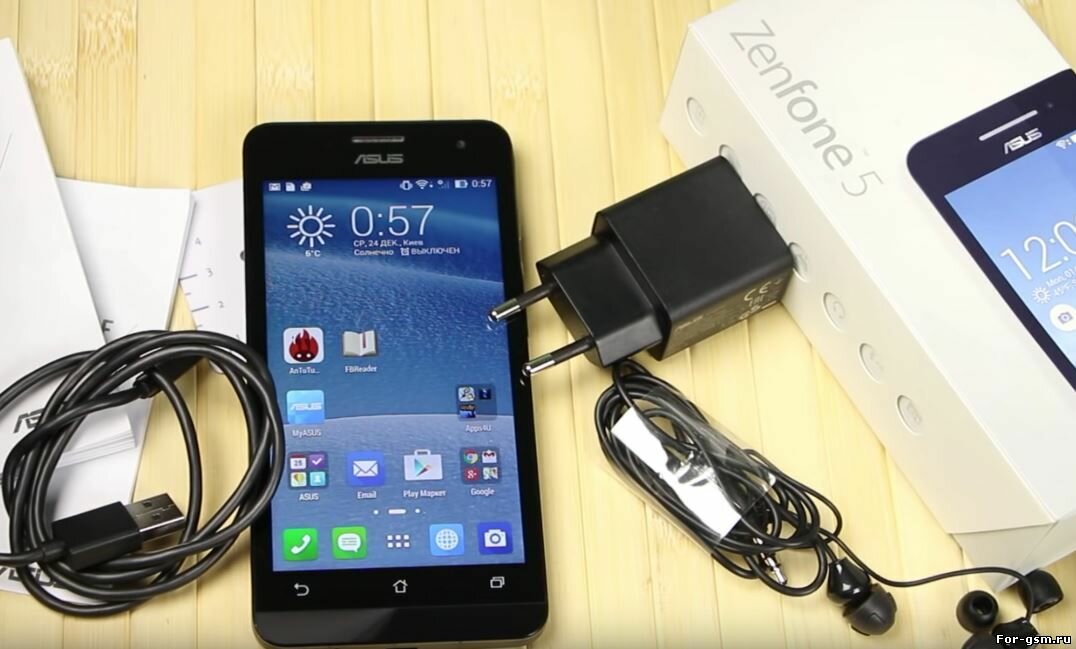 комплектация Asus Zenfone 5 LTE A500KL 